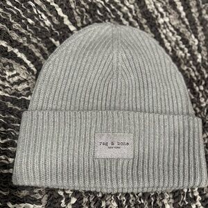 Rag & Bone Silver Blake Metallic Beanie